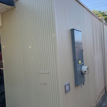 Courtesy Electric - See the small junction box that is visible now from the backyard with the new panel on the side of house. - Electricians Near Me - Sunnyvale, California