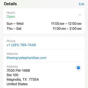 The Angry Elephant - Sports Bars Near Me - Magnolia, Texas The Angry Elephant - Sports Bars Near Me - Magnolia, Texas