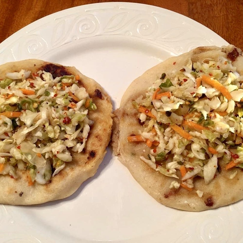 El Paraiso Restaurante - Pork & cheese pupusa and bean & cheese pupusa = $2.49 each. Delicious and filling! - Salvadoran Near Me - Lake Forest, California El Paraiso Restaurante - Pork & cheese pupusa and bean & cheese pupusa = $2.49 each. Delicious and filling! - Salvadoran Near Me - Lake Forest, California