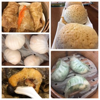 Tim Ho Wan - B1 baked bbq bun, S2 steamed shrimp chives dumpling, S5 steamed bean curd with shrimp meat veg, S6 har gow, S4 sticky rice in lotus leaf - Dim Sum Near Me - Honolulu, Hawaii Tim Ho Wan - B1 baked bbq bun, S2 steamed shrimp chives dumpling, S5 steamed bean curd with shrimp meat veg, S6 har gow, S4 sticky rice in lotus leaf - Dim Sum Near Me - Honolulu, Hawaii