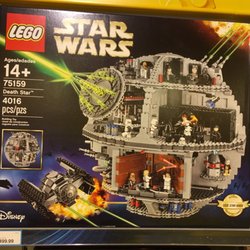 The Lego Store - Legos are pricey. For the cost of the Lego Death Star, you could probably build your own scale version.