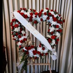 Visser's Florist & Greenhouses - Beautiful Heart shaped arrangement ,