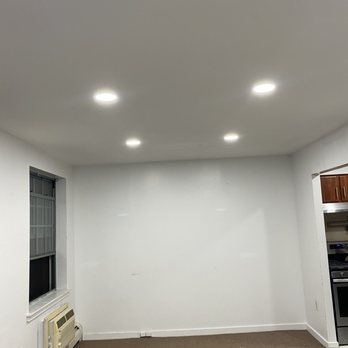The Tech Guy - The tech guy Removed a ceiling fan to replace it with recess lighting. - Security Systems Near Me The Tech Guy - The tech guy Removed a ceiling fan to replace it with recess lighting. - Security Systems Near Me