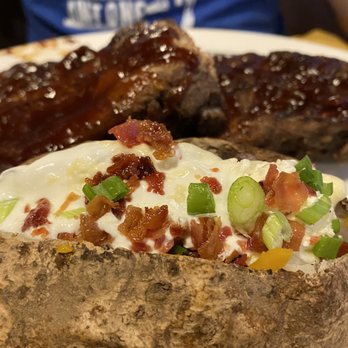 Saltgrass Steak House - Loaded baked potato - Steakhouses Near Me - Amarillo, Texas