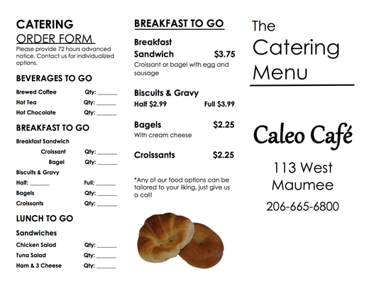 Menu photo 8 Caleo Cafe Angola, IN