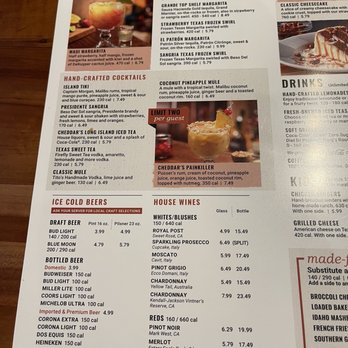 Cheddar's Scratch Kitchen - Menu - American Near Me - Austin, Texas