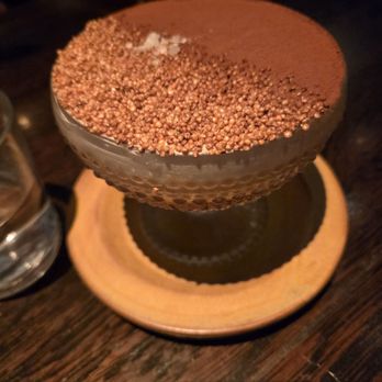 Meat On Ocean - Peanut Butter & Chocolate Mousse with Puffed Quinoa - Steakhouses Near Me - Santa Monica, California Meat On Ocean - Peanut Butter & Chocolate Mousse with Puffed Quinoa - Steakhouses Near Me - Santa Monica, California