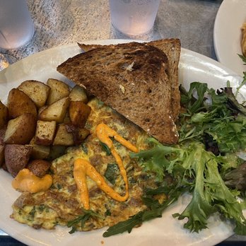 Cafe Bonjour - House Omelet Plate - Breakfast & Brunch Near Me - Boston, Massachusetts Cafe Bonjour - House Omelet Plate - Breakfast & Brunch Near Me - Boston, Massachusetts