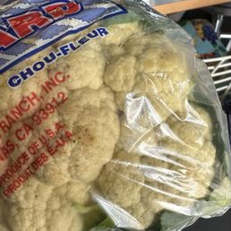 Moldy cauliflower