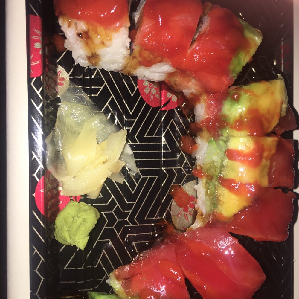 Red dragon roll Red dragon roll