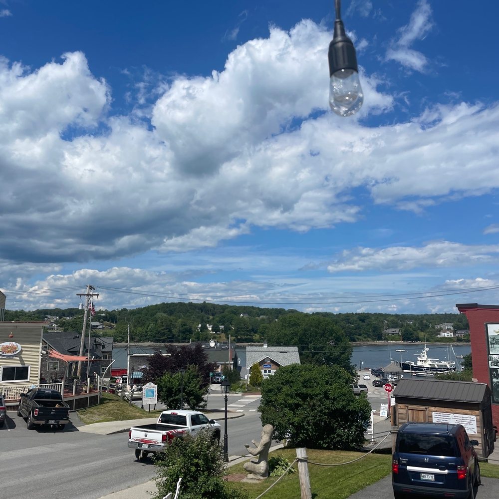 Dockside Family Restaurant - View from our patio table. - Seafood Near Me - Belfast, Maine