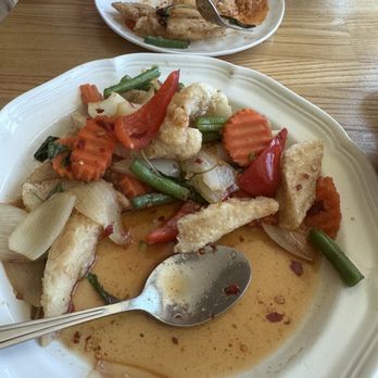 My Thai Beach - Fish with basil - Thai Near Me - Capitola, California My Thai Beach - Fish with basil - Thai Near Me - Capitola, California