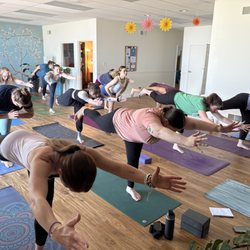 Lorenzen Studios - Our instructors lead multi-level cinyasa yoga classes and give many options for making your practice fit you perfectly