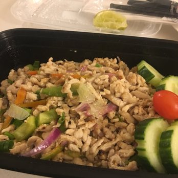Siam Pepper - Larb chicken ...Aka chicken salad minus the lettuce.. - Thai Near Me - Harvard, Massachusetts Siam Pepper - Larb chicken ...Aka chicken salad minus the lettuce.. - Thai Near Me - Harvard, Massachusetts