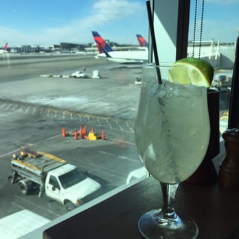 Uptown Brasserie - My casamigos margarita and view from my table - Brasseries Near Me - Jamaica, New York