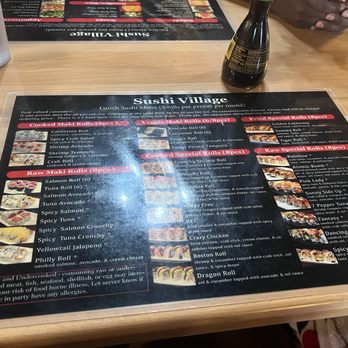 Sushi Village - Menu - Sushi Bars Near Me - Atlanta, Georgia