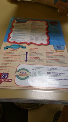 Menu photo 5 Route 66 Diner Catoosa, OK