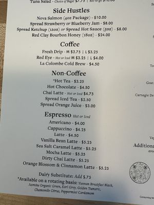 Menu photo 6 Spread Bagelry Savannah, GA