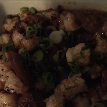 Cork & Fork - Shrimp and polenta were a lil too salty - New American Near Me - Indio, California
