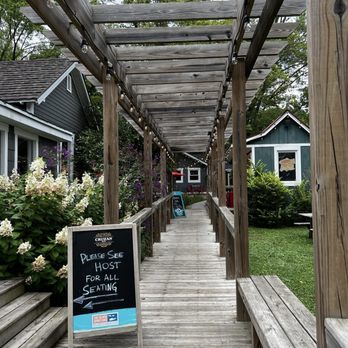 Chiba - Walkway leading to their outdoor dining area - Sushi Bars Near Me - Westfield, Indiana
