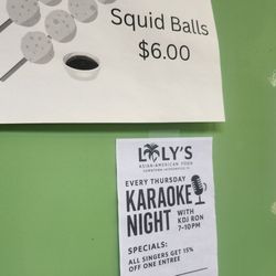 Lily's Asian American Food - Thursday night Karaoke ...went there for lunch