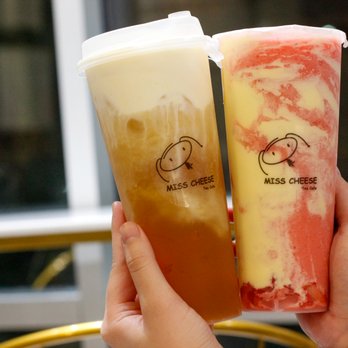 Miss Cheese Tea Cafe - Jasmine Cheezo Tea, Strawberry Tornado - Bubble Tea Near Me - Pasadena, California Miss Cheese Tea Cafe - Jasmine Cheezo Tea, Strawberry Tornado - Bubble Tea Near Me - Pasadena, California