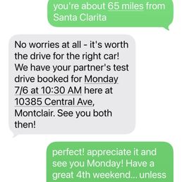 texts from an AI salesperson