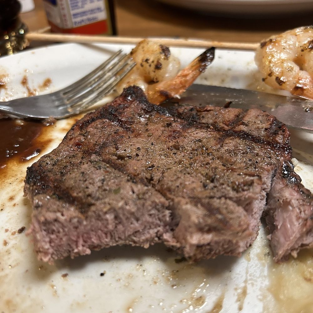 Outback Steak & Oyster Bar - Steak that was supposed to be cooked medium rare . - Bars Near Me - Branson, Missouri