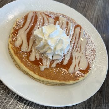The Pan - Guava N Cream Pancakes - I would pass on these. Not at all a favorite. - Breakfast & Brunch Near Me - Santa Ana, California The Pan - Guava N Cream Pancakes - I would pass on these. Not at all a favorite. - Breakfast & Brunch Near Me - Santa Ana, California