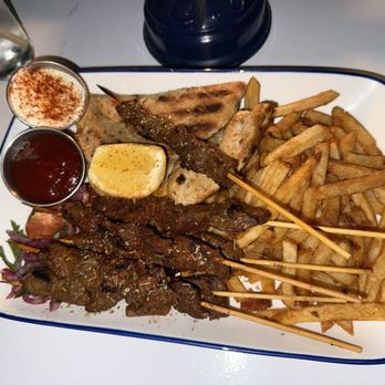 Mandolin Aegean Bistro - Beef Souvlaki - Mediterranean Near Me - Miami, Florida