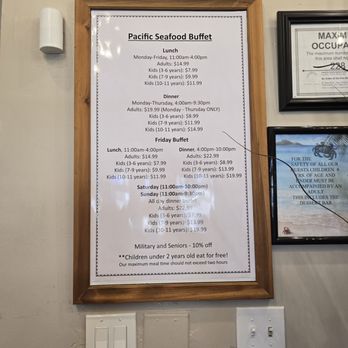 Pacific Seafood Buffet - Lunch and Dinner prices - Buffets Near Me - Chandler, Arizona