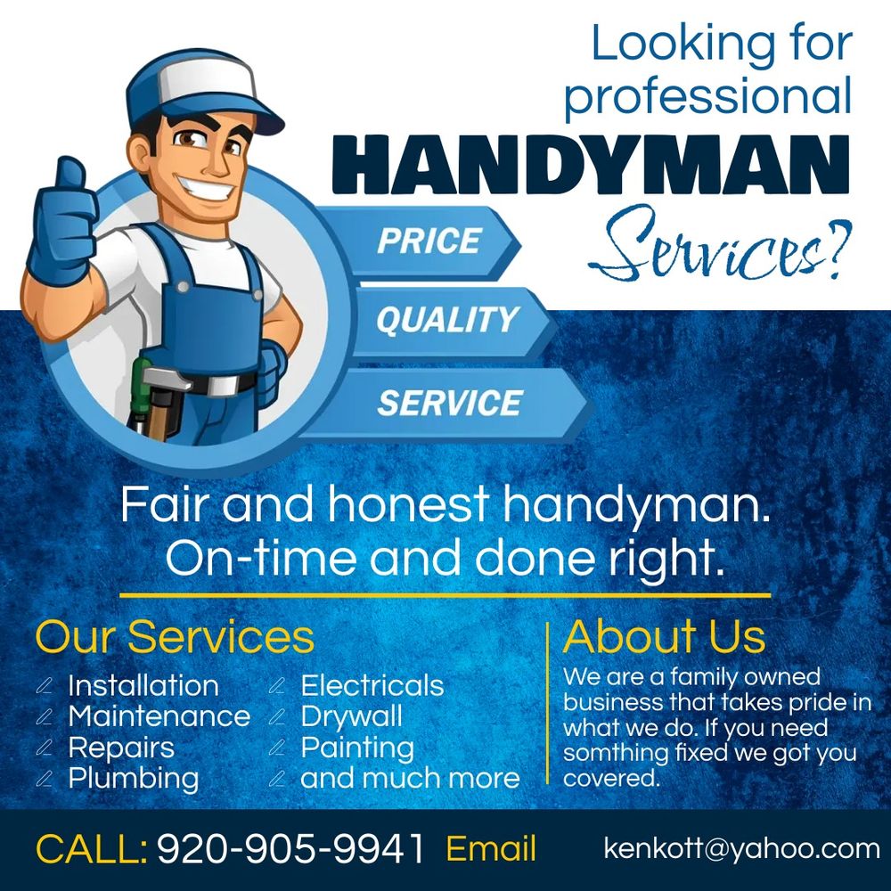 Slide of Kott Handyman Services