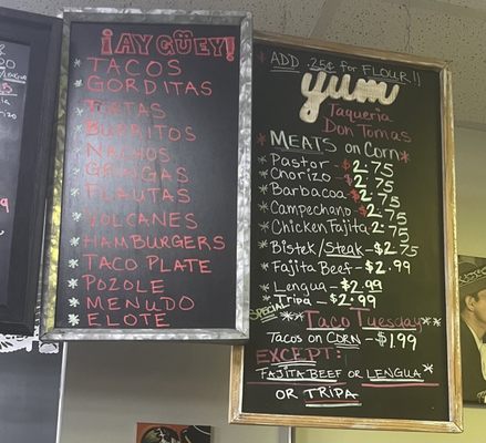 Menu photo 3 Taqueria Don Tomas Fort Worth, TX