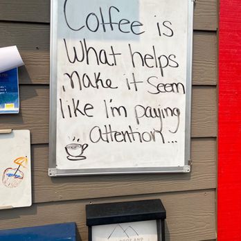 Code 3 Coffee & Snacks - a sign on a wall - Coffee & Tea Near Me - Jacksonville, Oregon