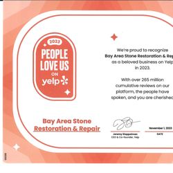 Bay Area Stone Restoration & Repair - Customer Responses