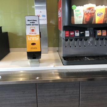 McDonald's - Spilled drinks, lids scattered, no napkins. - Burgers Near Me - Lamont, Florida McDonald's - Spilled drinks, lids scattered, no napkins. - Burgers Near Me - Lamont, Florida