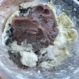 Special request for Black Sesame with strong Matcha but not super sweet (to-go) & I love it so much!! Special request for Black Sesame with strong Matcha but not super sweet (to-go) & I love it so much!!