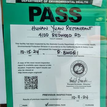 Hunan Yuan - March 2026 - Chinese Near Me - Oakland, California