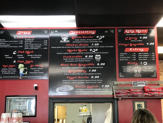 Menu photo 1 Burrito Bros Marion, NC