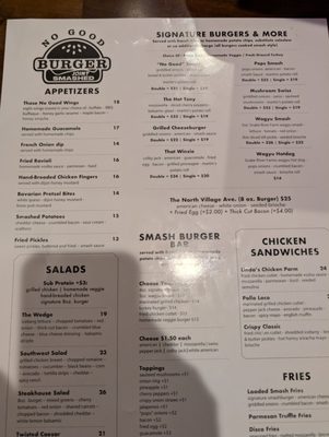 Menu photo 1 No Good Burger Joint Smashed Rockville Centre, NY