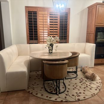 Haven Furniture - James designed this beautiful banquette. - Furniture Stores Near Me - Tempe, Arizona Haven Furniture - James designed this beautiful banquette. - Furniture Stores Near Me - Tempe, Arizona