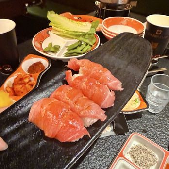 Chubby Cattle BBQ - Otoro nigiri - Barbeque Near Me - Irvine, California Chubby Cattle BBQ - Otoro nigiri - Barbeque Near Me - Irvine, California