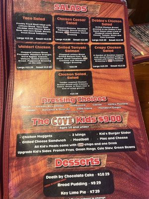 Menu photo 3 The Cove Pub and Grub Inverness, FL Menu photo 3 The Cove Pub and Grub Inverness, FL