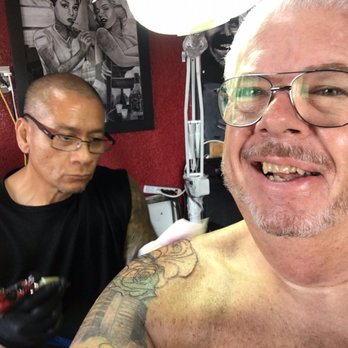 Rosaritoinkk - Jorge hard at work. His art is truly his passion & it is a labor of love. - Tattoo Near Me - Rosarito, BCN