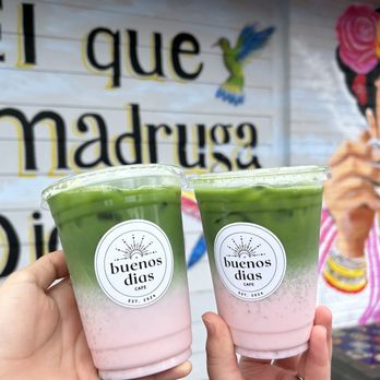 Buenos Dias Cafe - fresas con crema matcha - Cafes Near Me - Riverside, California Buenos Dias Cafe - fresas con crema matcha - Cafes Near Me - Riverside, California
