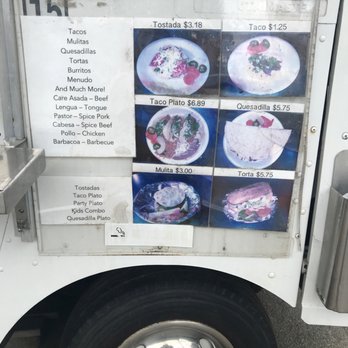 Taco Truck L 1000000 - Menu - Food Trucks Near Me - Marietta, Georgia