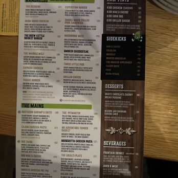 The Brew Kettle - the menu - Burgers Near Me - Hudson, Ohio