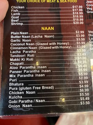 Menu photo 1 Indian Villa Edmonton, AB