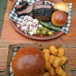 The Oxford Tavern - Black Betty Bbq. Short rib delicious, and Pulled Pork Roll original and tasty.