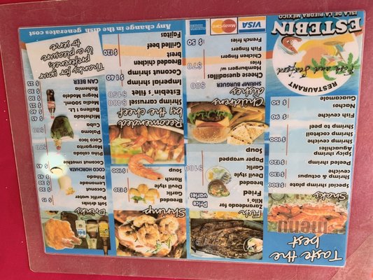 Menu photo 1 Estebin Mazatlán, SIN Menu photo 1 Estebin Mazatlán, SIN